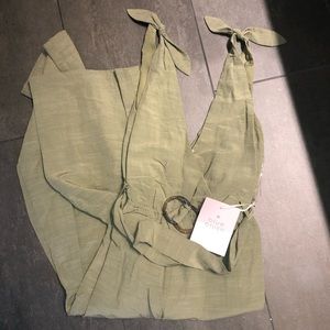 army green VICI jumpsuit